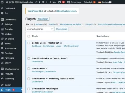 Unser Prozess: Darstellung zur Pflege von Webdesign-Projekten